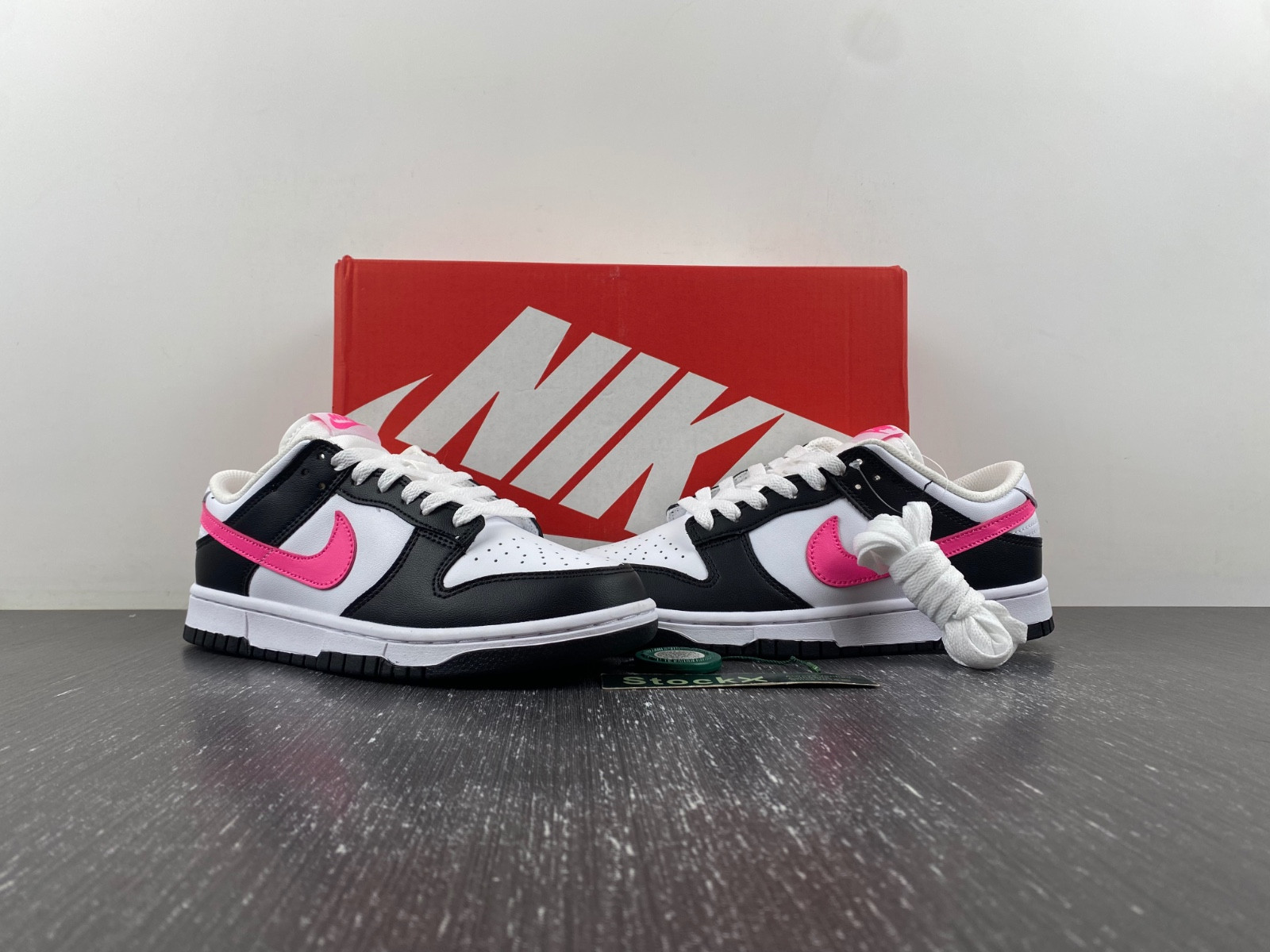 nike dunk low "dark obsidian/fierce pink" fb9109-401