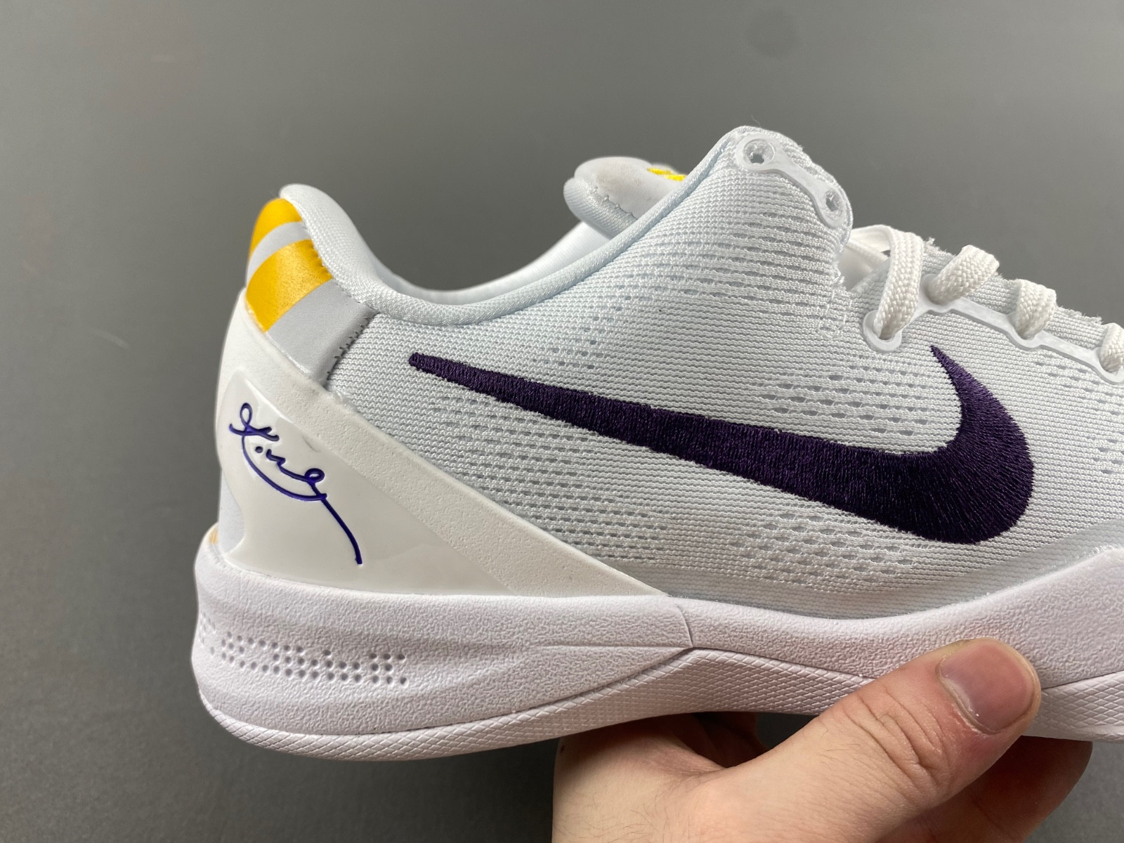 nike kobe 8 protro “lakers home” hf9550-100