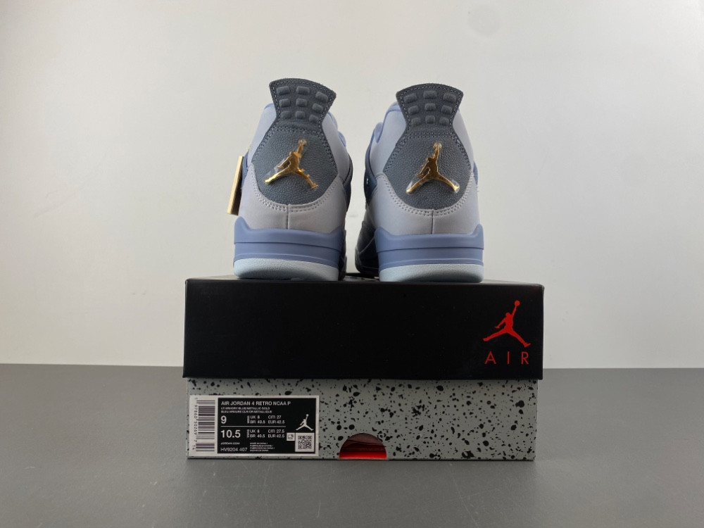 2025 Air Jordan 4 Retro UNC Tar Heels Player Exclusive - PE Promo Sample