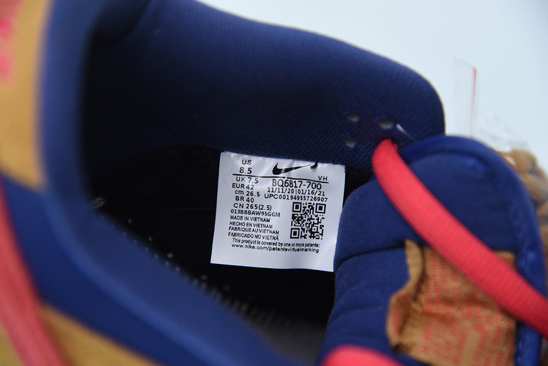 nike sb dunk low reverse papa bear bq6817-701
