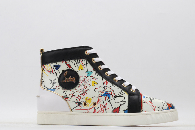 chian louin high top sneaker
