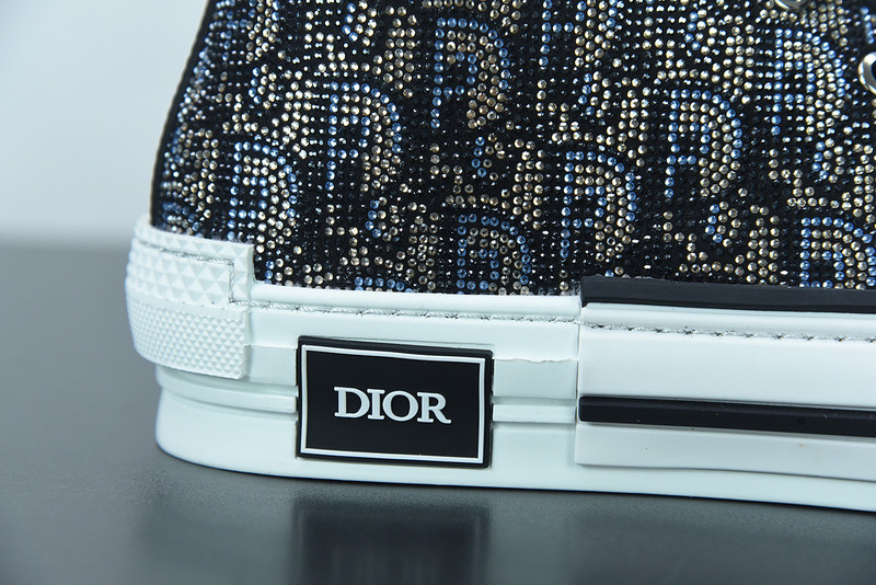 dio* b23 oblique high-top sneaker