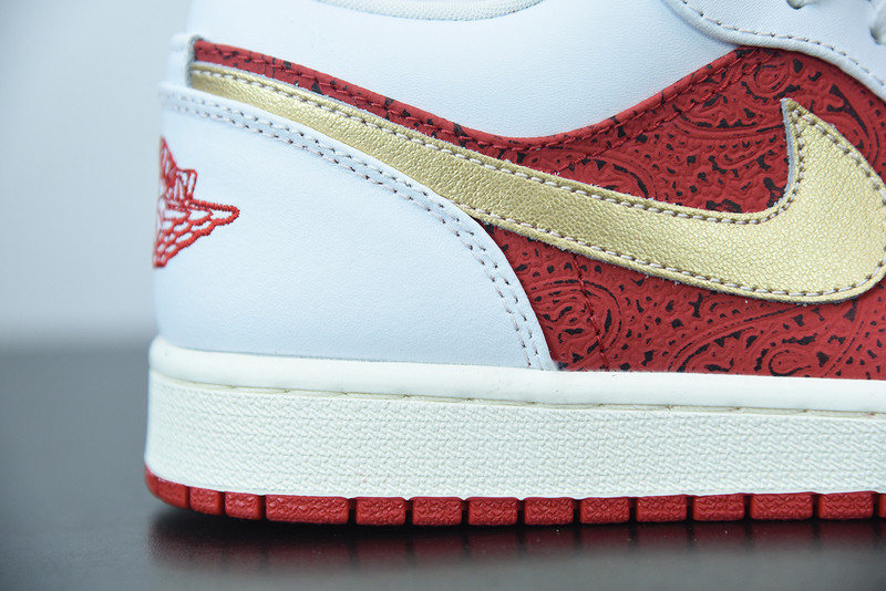 air jordan 1 low “spades” dj5185-100