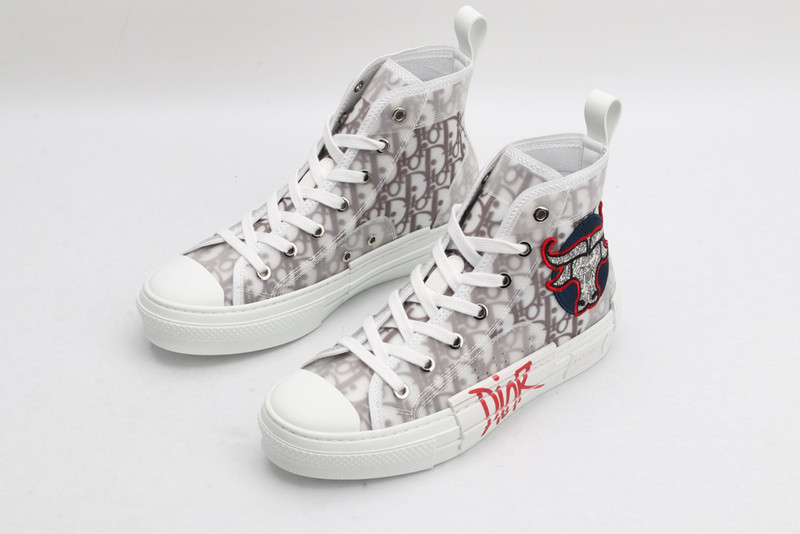 dio* b23 oblique high-top sneaker