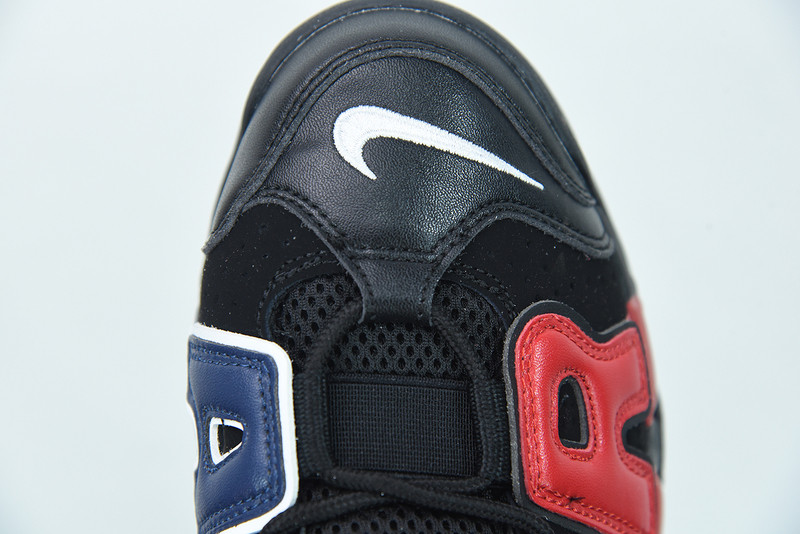 nike air more uptempo gs black red blue dm0017-001