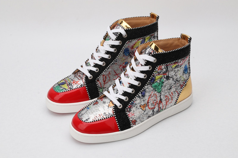 chian louin high top sneaker