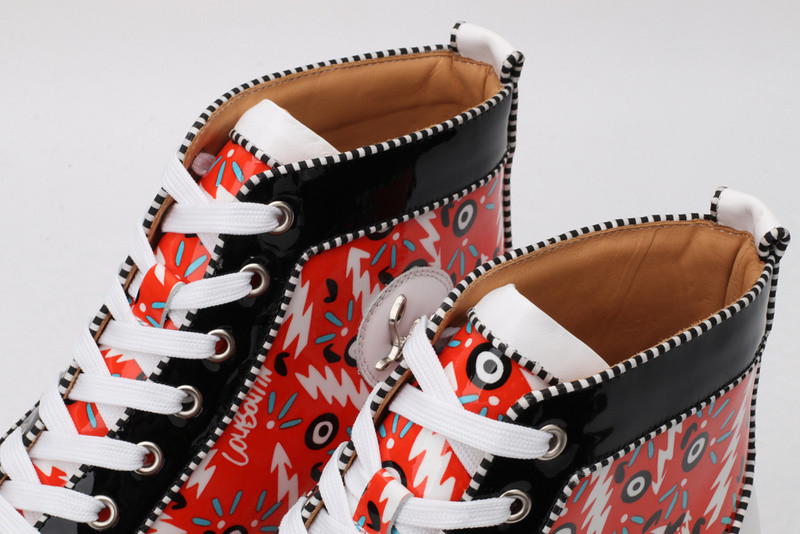 chian louin high top sneaker