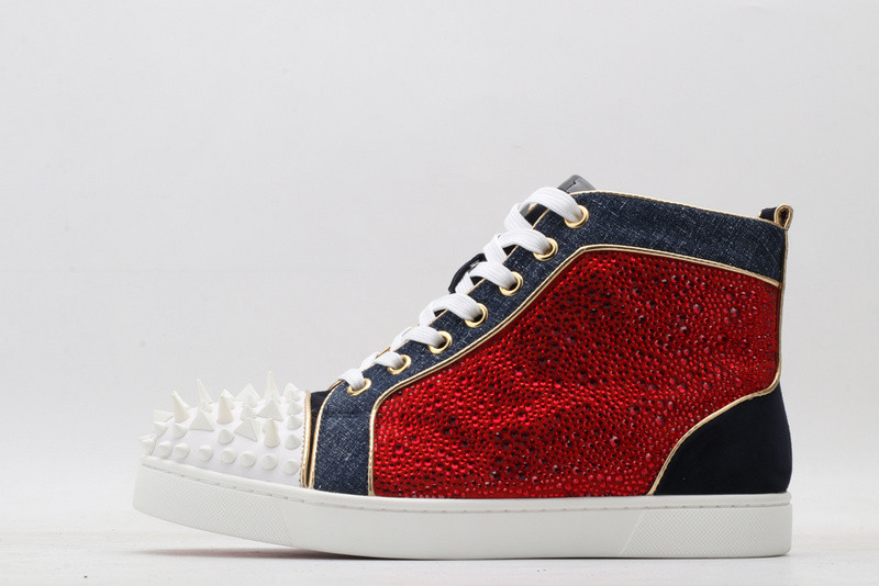 chian louin high top sneaker