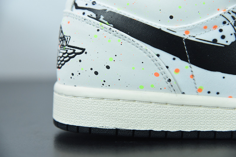 air jordan 1 low paint splatter brushstroke swh dm3528-100