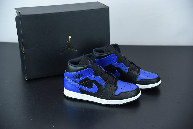 air jordan 1 mid “hyper royal” 554724-077