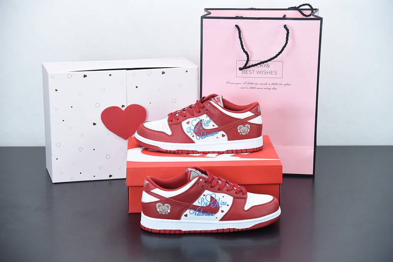 nike sb dunk low x bear x valentine dd1391-002