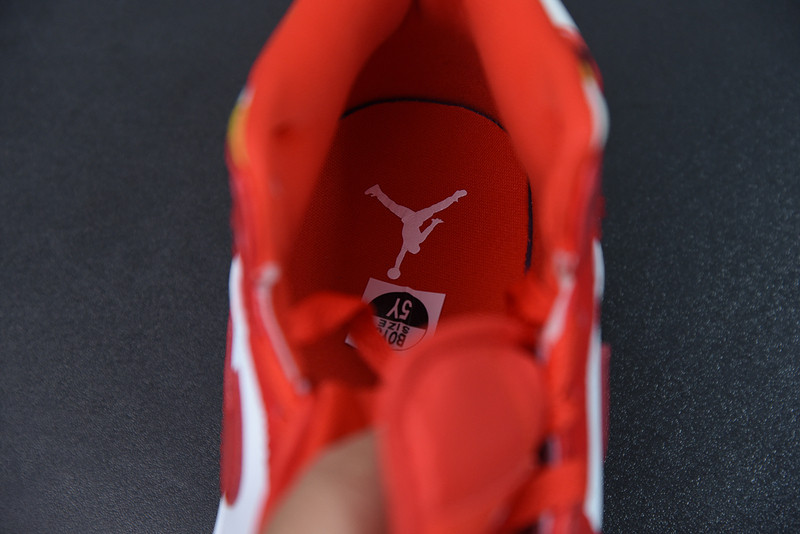 air jordan 1 mid red patent dc7294-600