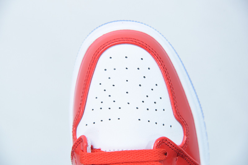 air jordan 1 mid red patent dc7294-600