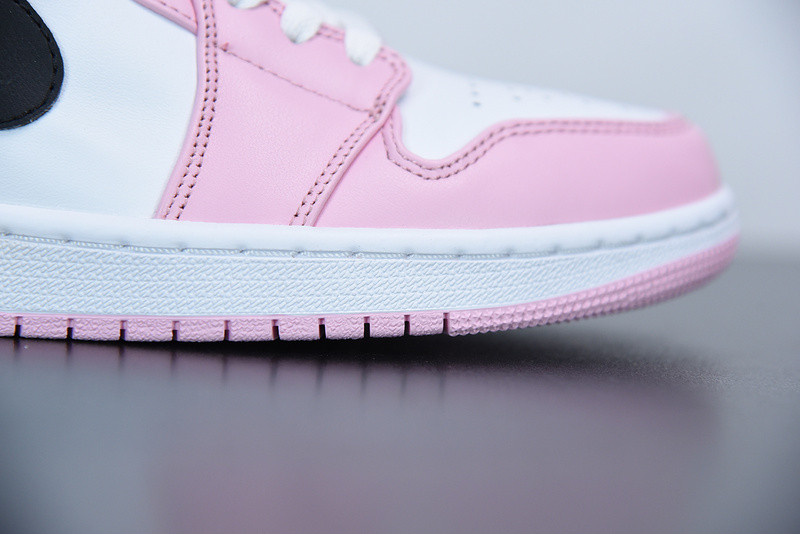 air jordan 1 mid white pink bq6472-500