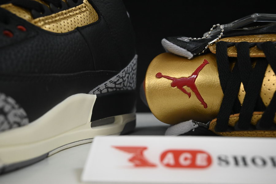 air jordan 3 “black gold” ck9246-067