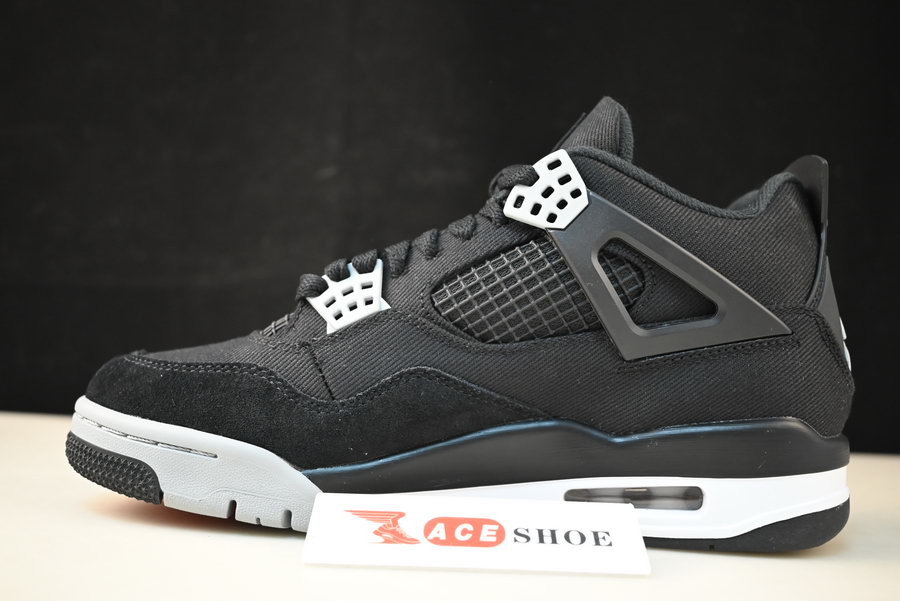 air jordan 4 “black canvas” dh7138-006