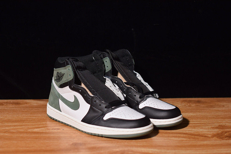 air jordan 1 retro high og "clay green" 555088-135