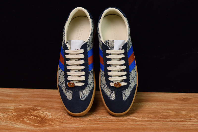 g*u*i jbg leather and suede