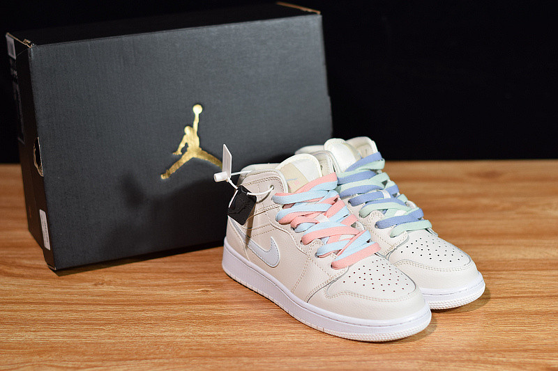 air jordan 1 mid gg "multi color swh" 555112-035