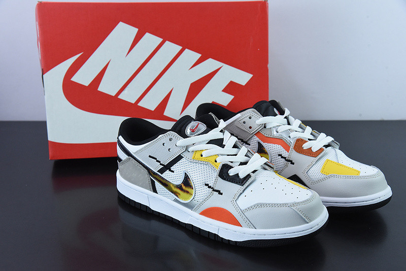 nike dunk low scrap "mighty swhers" dx6058-101