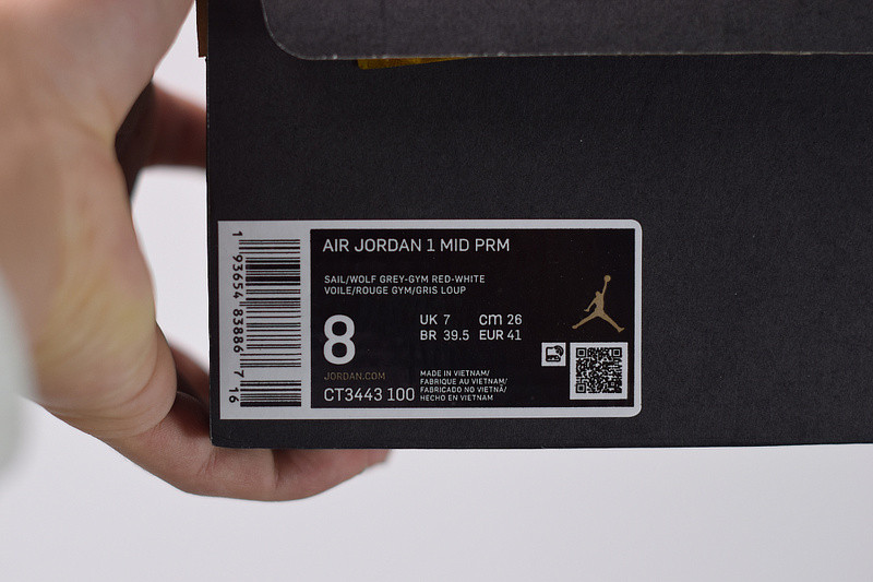 sneakersnstuff x air jordan 1 mid ct3443-100