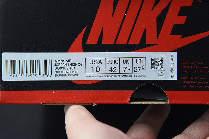 air jordan 1 high og “starfish” do9369-101