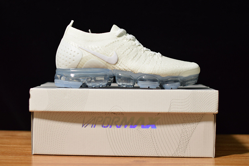 nike air vapormax flyknit 2 white pure platinum 942842-100