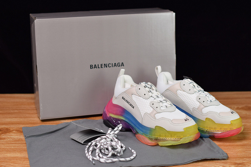 bc triple s trainer rainbow 544351