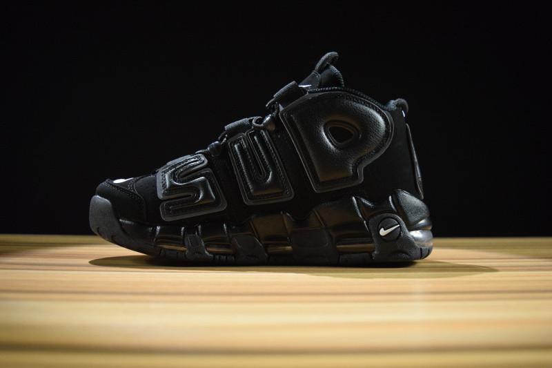 nike air more uptempo "S*p*e" black 515962-001