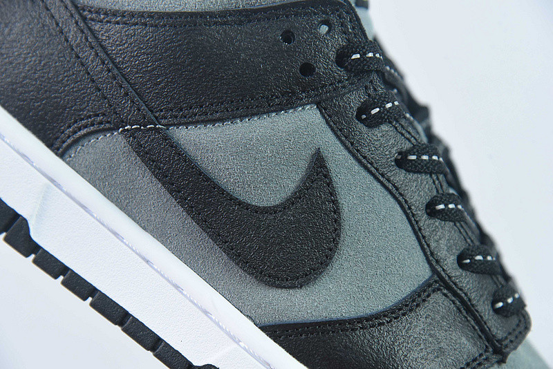 nike dunk low "black/grey/neon green" fq2205-001