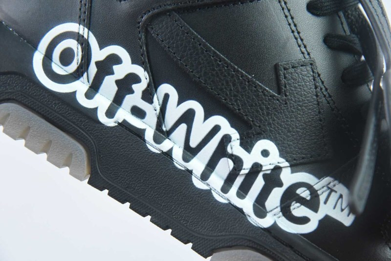 OF™ C/O VIRGIL ABLOH OUT OF OFFICE LOW-TOP LEATHER SNEAKERS ‘OOO“