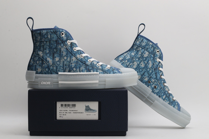 dio* b23 oblique high-top sneaker