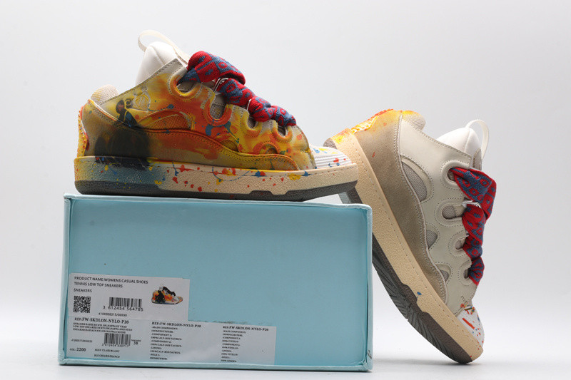 lanvin curb sneaker