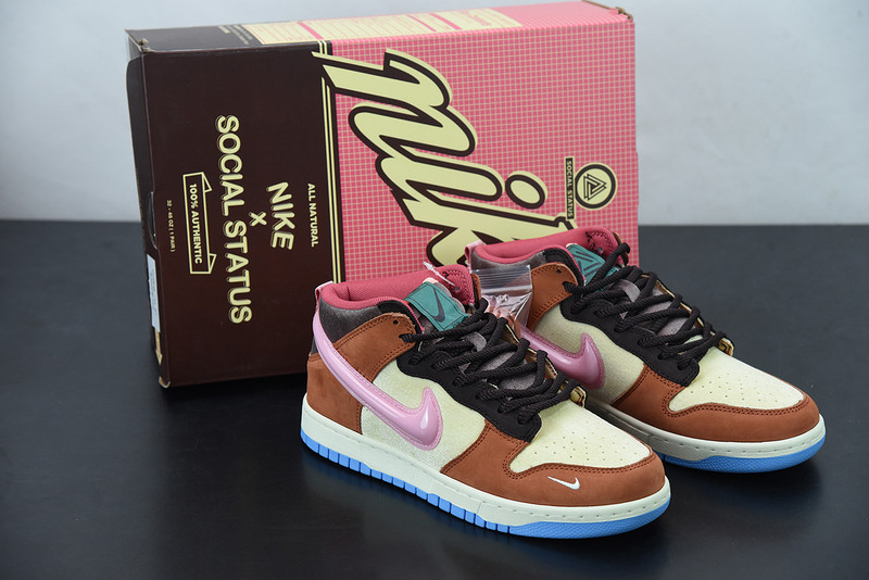 nike social status x dunk mid