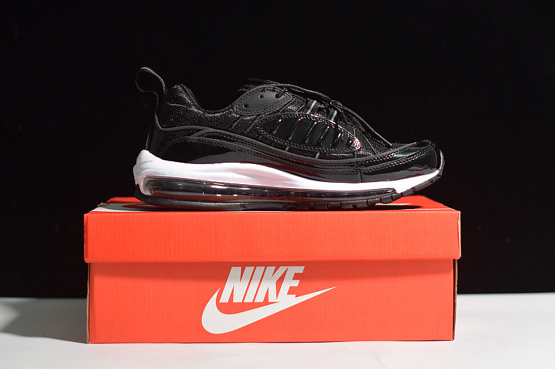 nike air max 98 black/white-reflect silver 640744-010