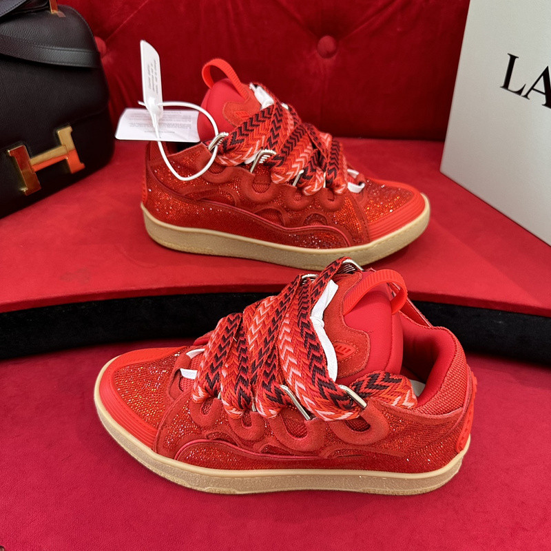 lanvin curb sneaker