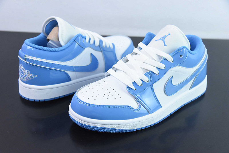 Air Jordan 1 Low "Legend Blue" Patent Leather FZ2138-114