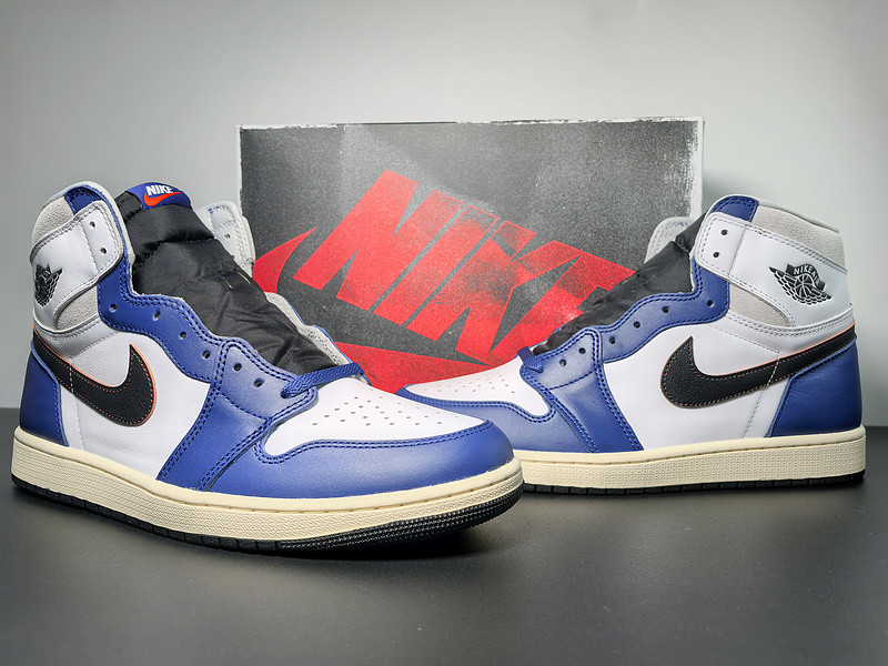 Air Jordan 1 High OG "White/Deep Royal Blue" DZ5485-100