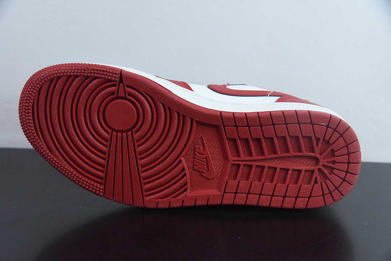 Air Jordan 1 Low Red White 553558-166