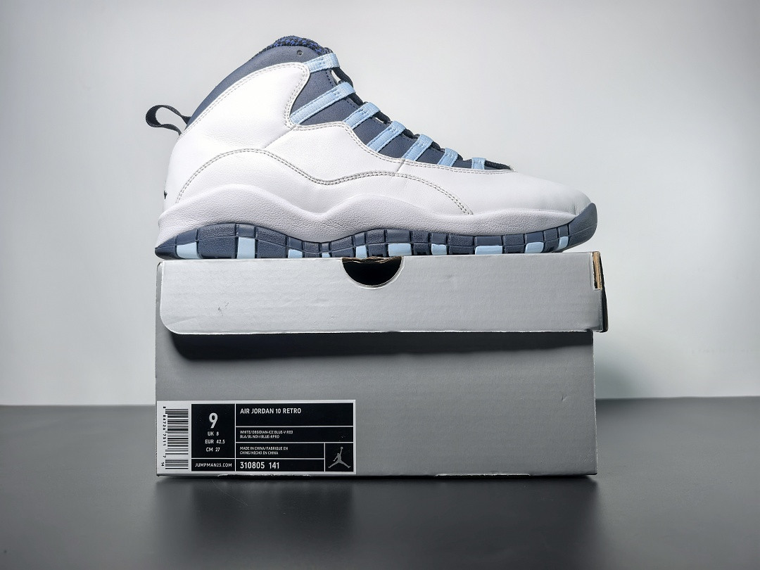 Air Jordan 10 Retro "Ice Blue" 310805-141
