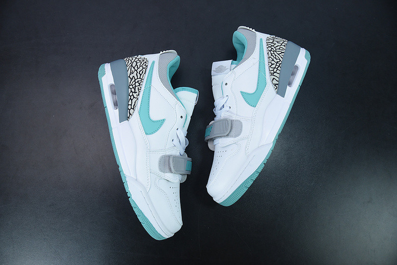 air jordan legacy 312 low “white turquoise