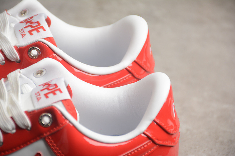 a bathing ape bape sk8 sta red