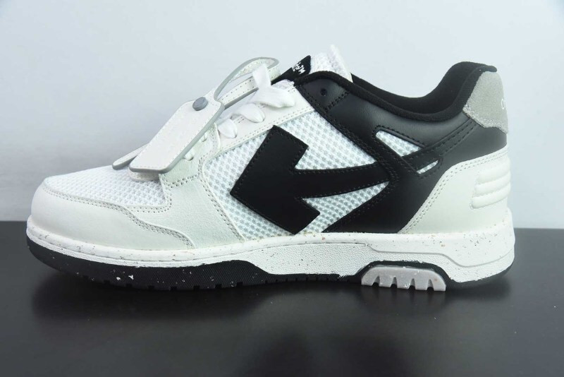 OF™ C/O VIRGIL ABLOH OUT OF OFFICE LOW-TOP LEATHER SNEAKERS ‘OOO“