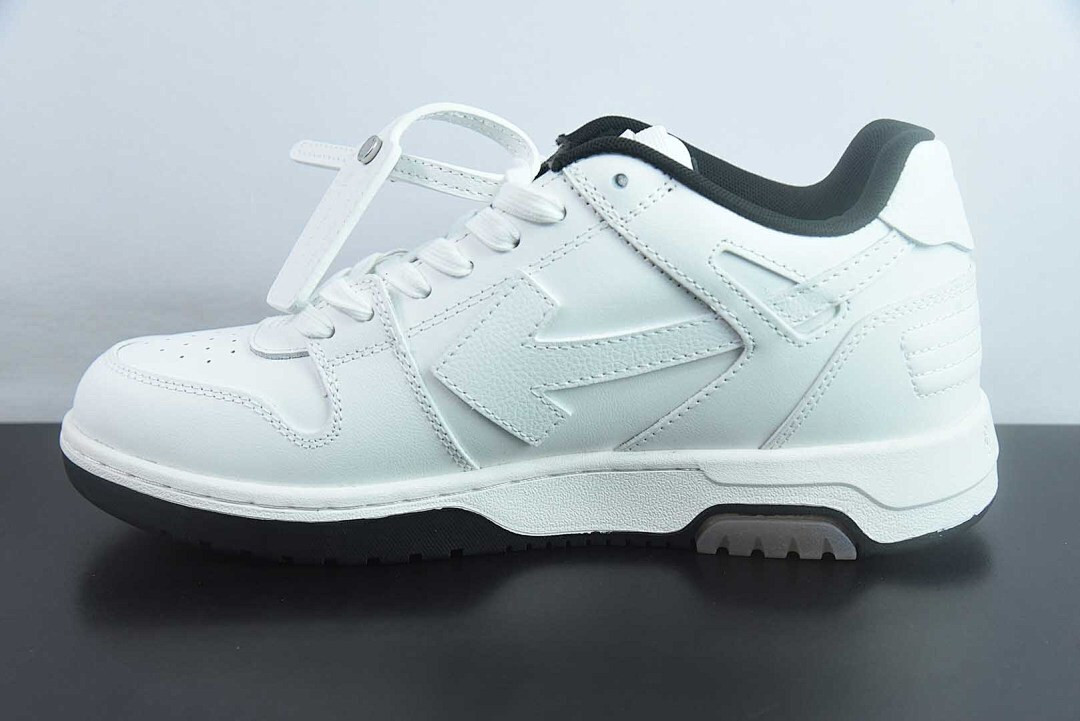 OF™ C/O VIRGIL ABLOH OUT OF OFFICE LOW-TOP LEATHER SNEAKERS ‘OOO“