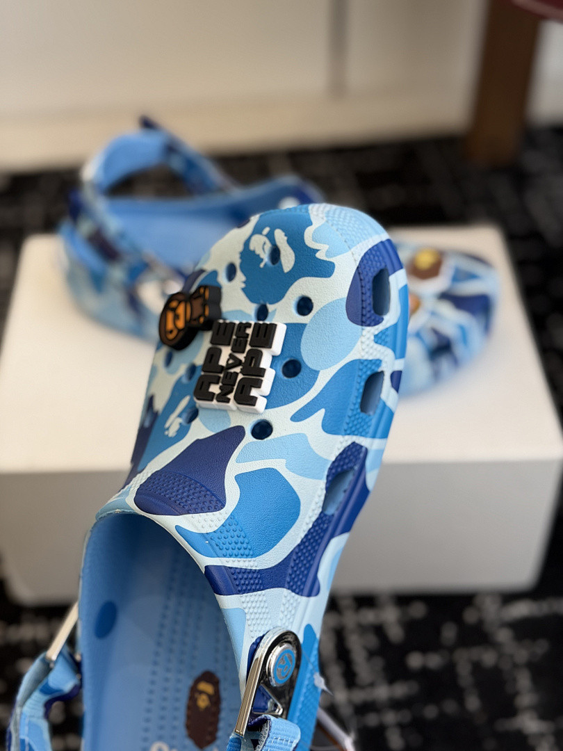 BAPE × Cr0c5 sANDALS