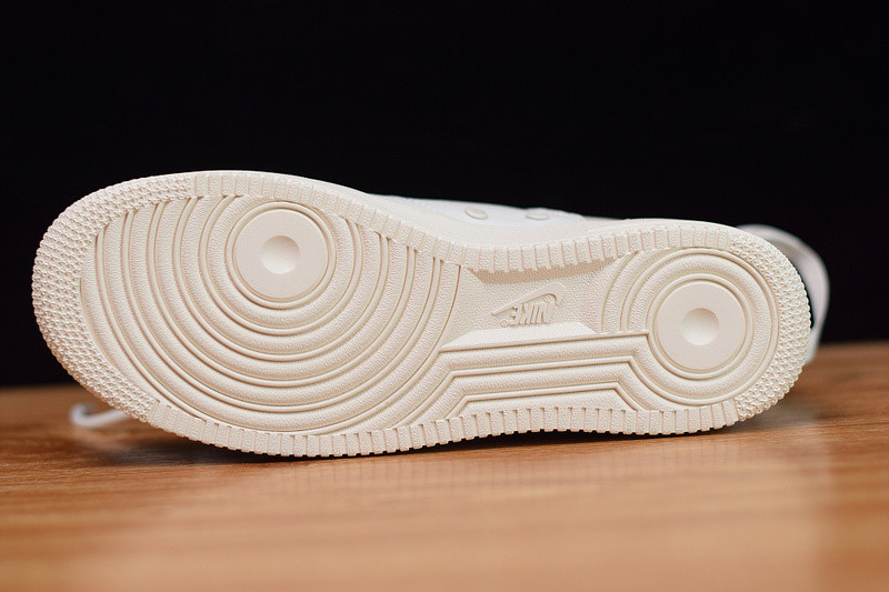 nike air force 1 mid "triple ivory" aa6655-100