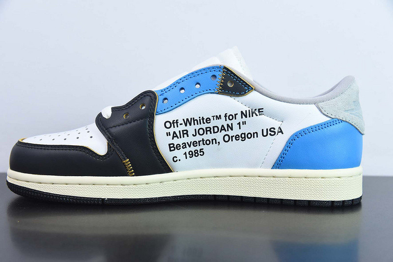 of x air jordan 1 low