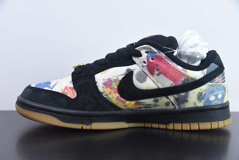 S*pr3m3 x nike sb dunk low rammellzee fd8778-001