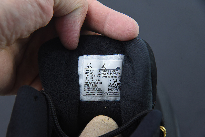 air jordan 12 “black taxi” ct8013-071