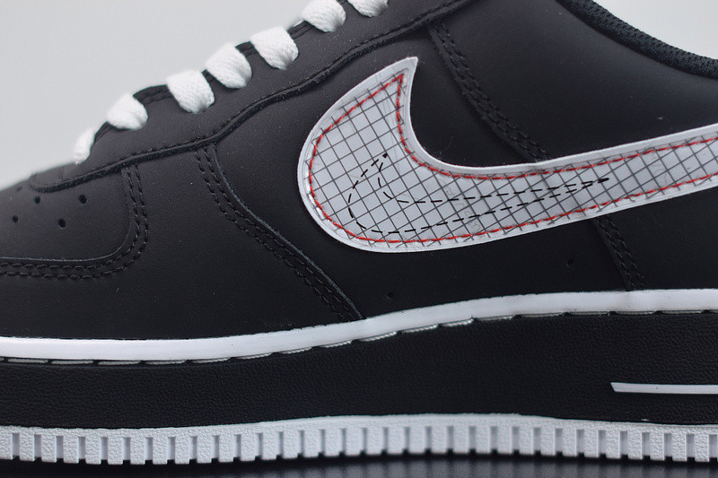 nike air force 1 low crimson exposed stitching cu6646-001